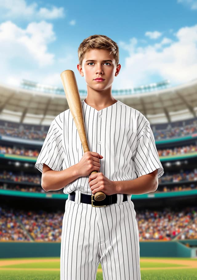 Baseball Birthday Card