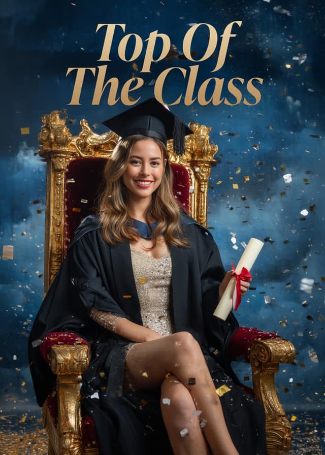 Top Of The Class Graduation Card
