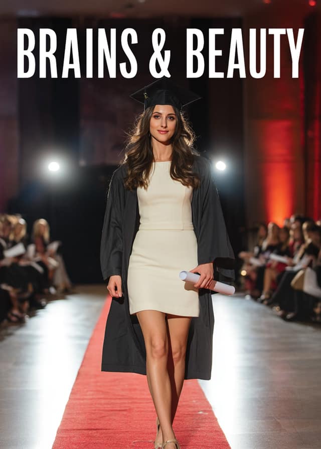 Brains And Beauty Card