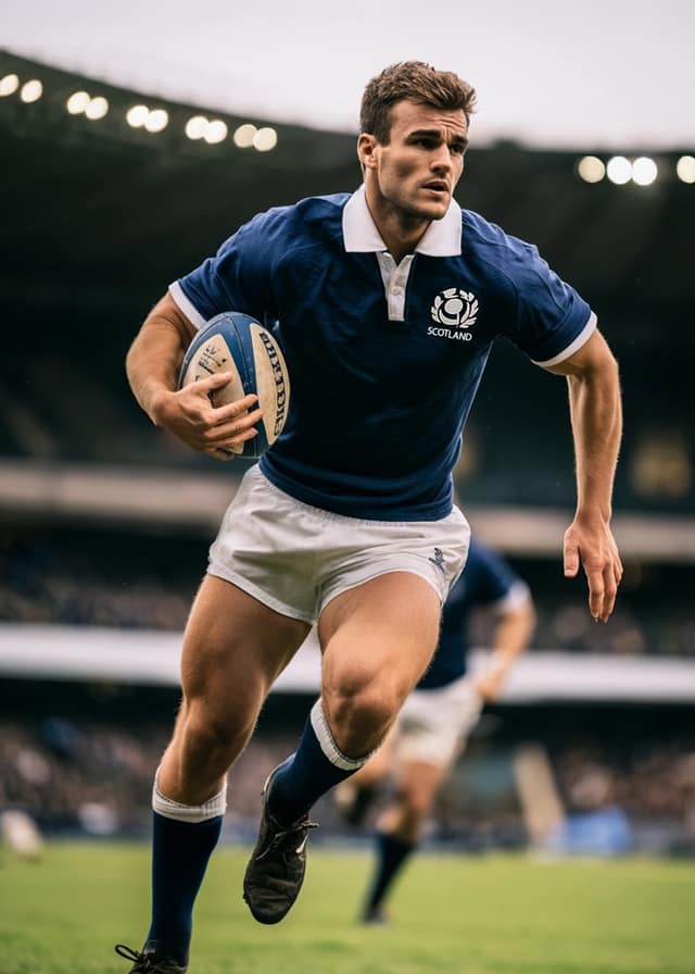 Scottish Rugby Player Card