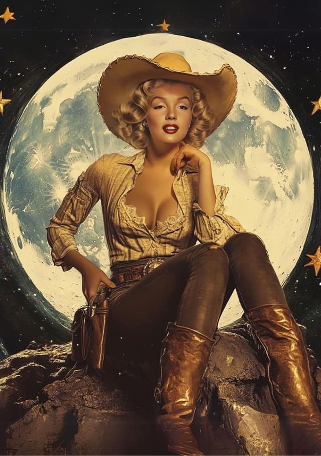 Marilyn Monroe Cowgirl Glamour