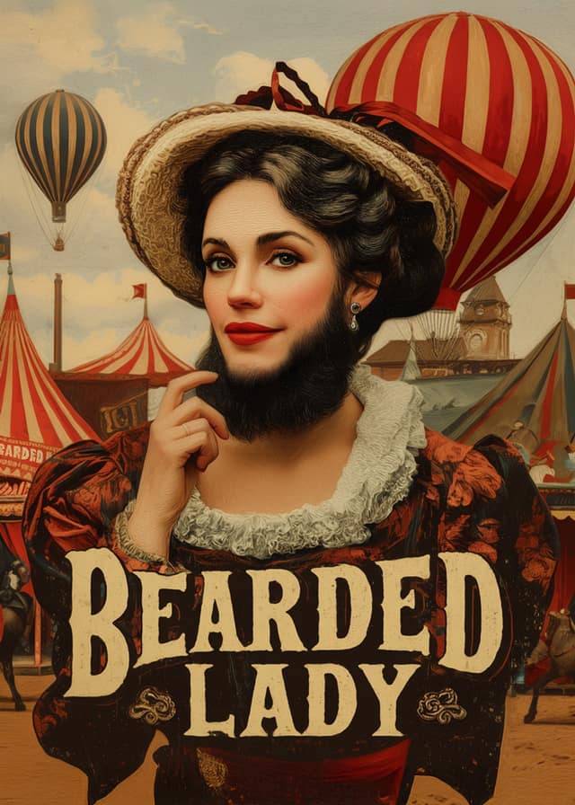 Vintage Bearded Lady Act