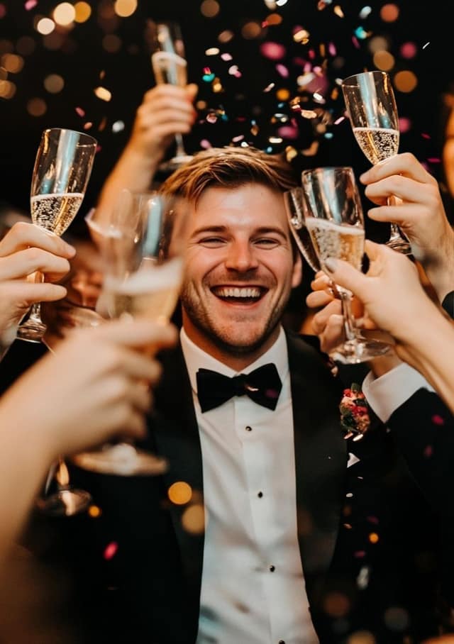 Black Tie Celebration Toast