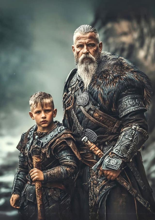 Viking Warrior And Heir