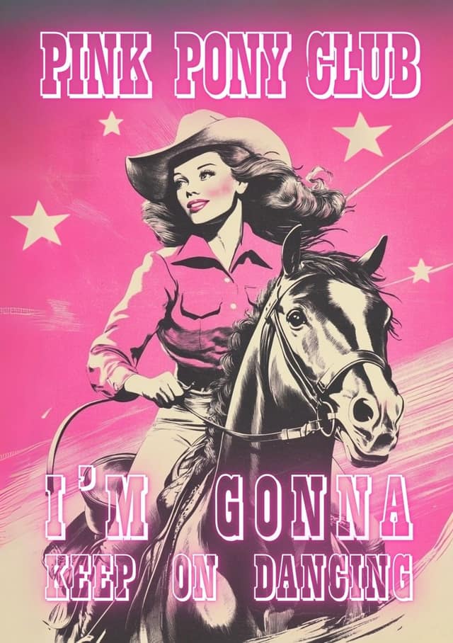Hot Pink Rodeo Cowgirl