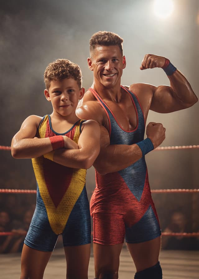 Father Son Wrestlers