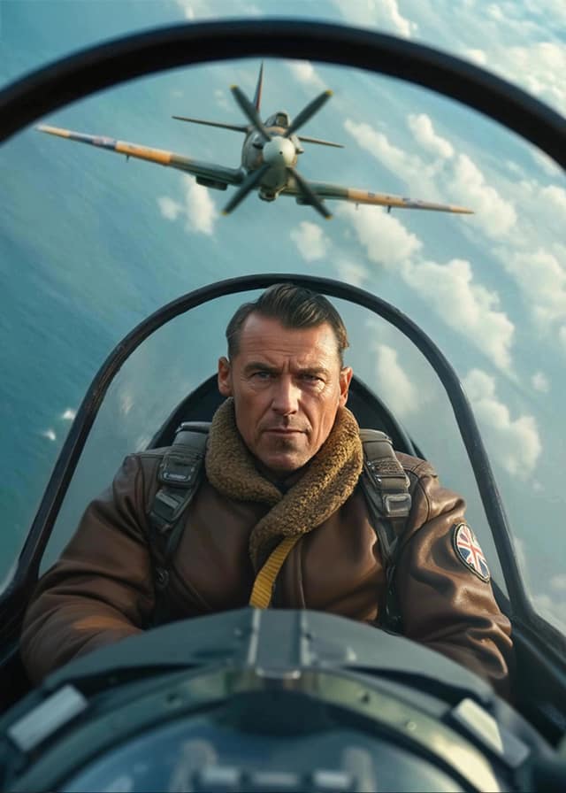 Vintage Fighter Pilot Swap