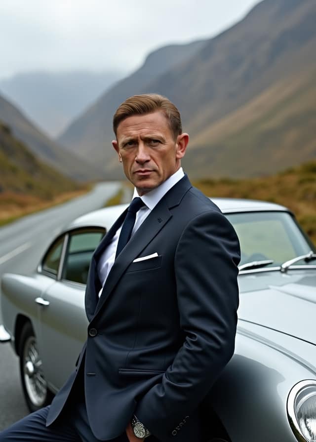 Aston Martin Birthday Card