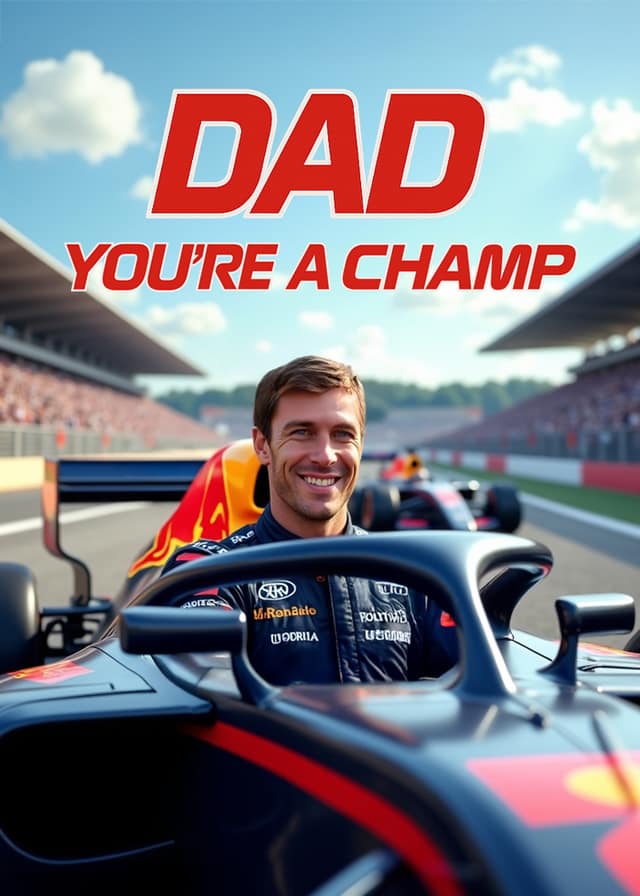 Dad's Pole Position Moment
