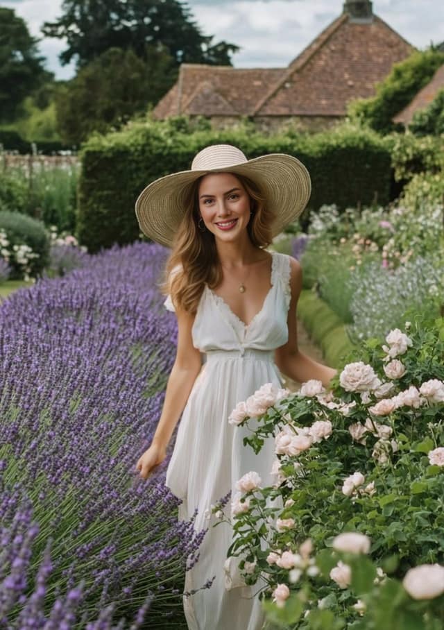 Lavender Garden Summer Stroll