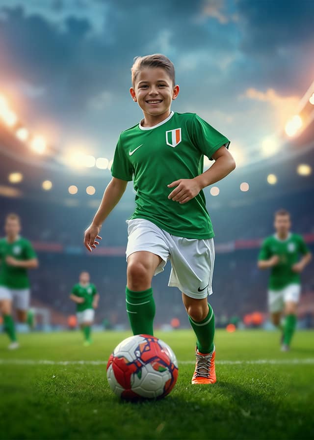 Youth Football Stadium Star