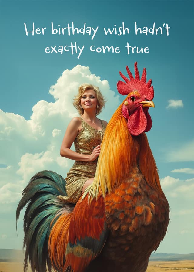 Giant Rooster Birthday Ride