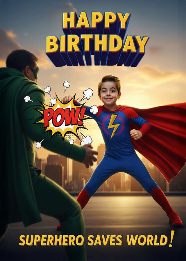 Birthday Superhero Showdown