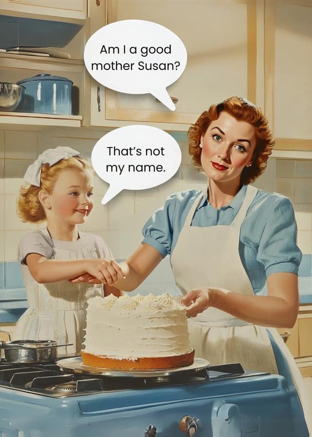 Retro Kitchen Clapback