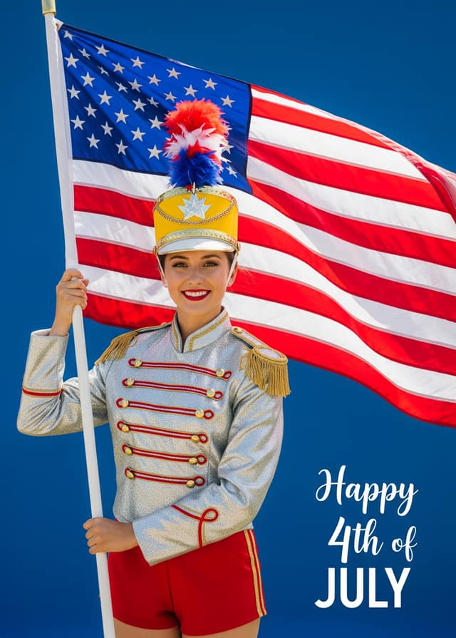 Patriotic Parade Leader Face Swap