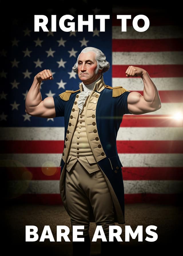 George Washington Bare Arms