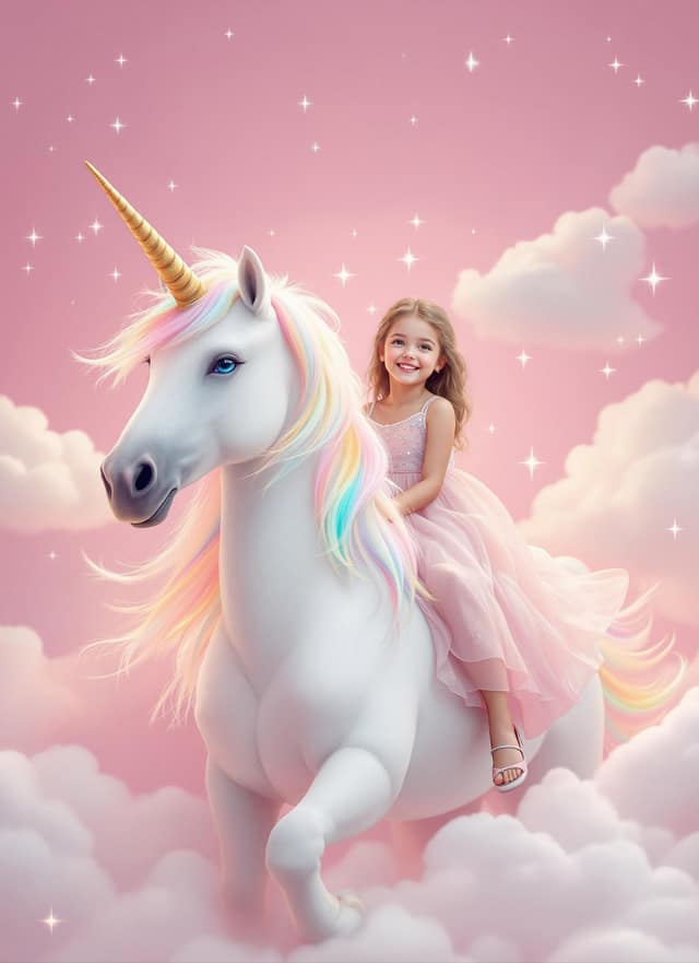 Dreamy Unicorn Cloud Ride
