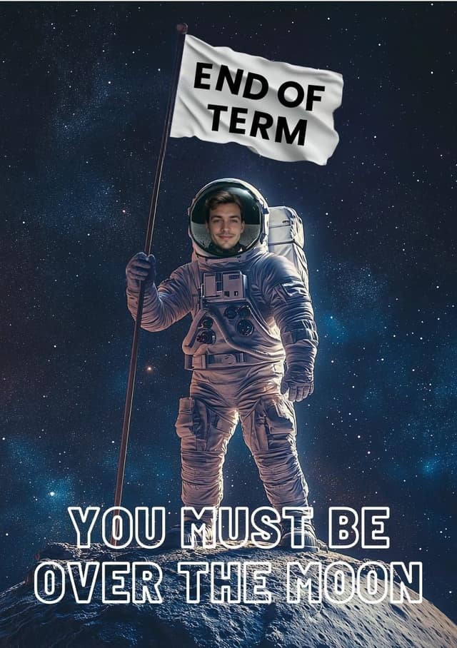 Over The Moon Astronaut