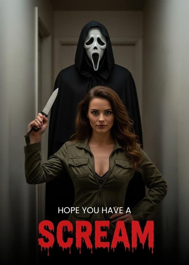 Final Girl Horror Face Swap