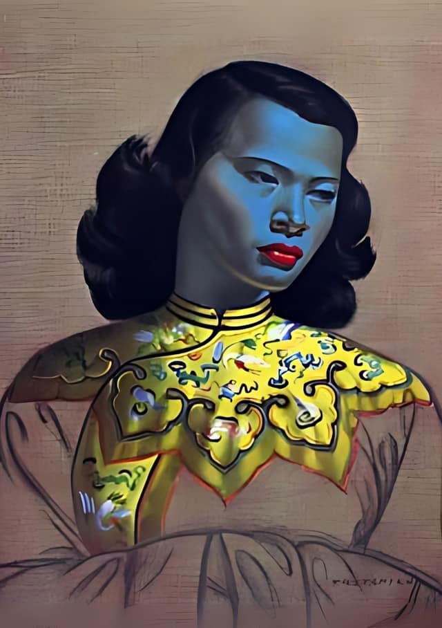 Art Deco Muse Portrait