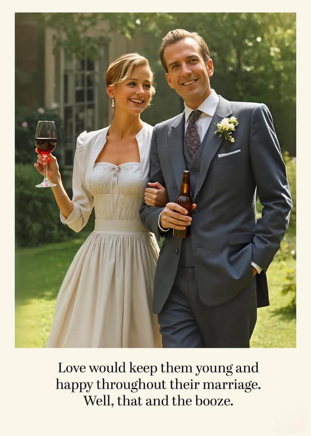 Tipsy Wedding Couple Swap