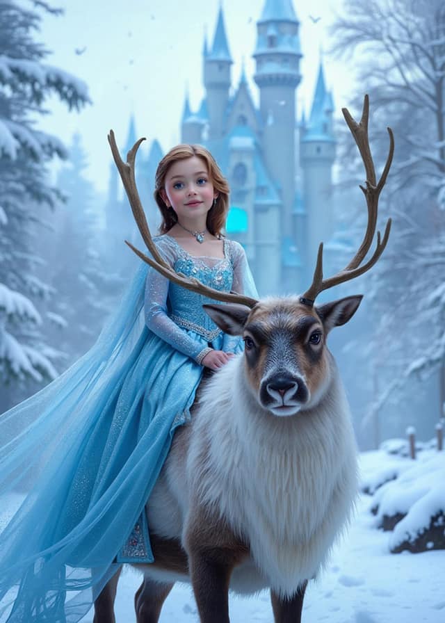Winter Princess Reindeer Ride
