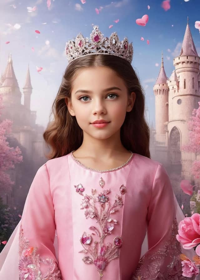 Castle Princess Birthday Card