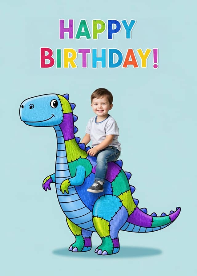 Happy Birthday Dino Ride