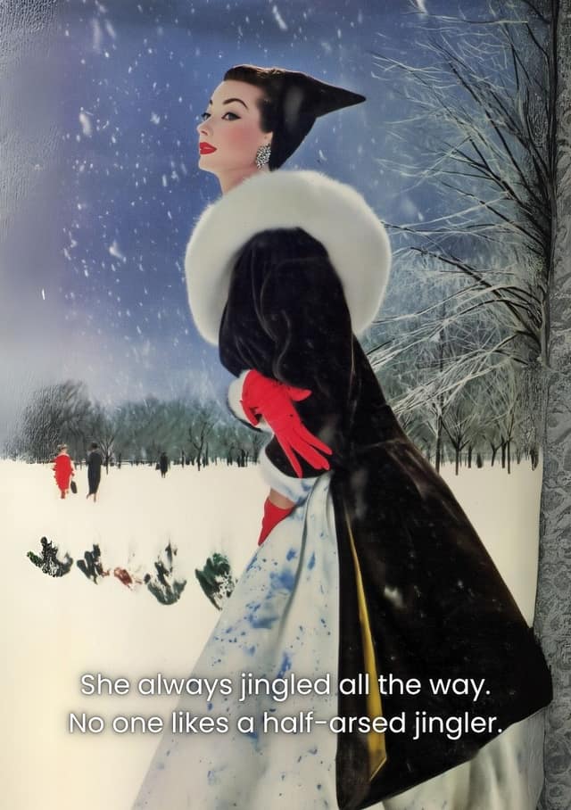 Cheeky Winter Glam Face Swap