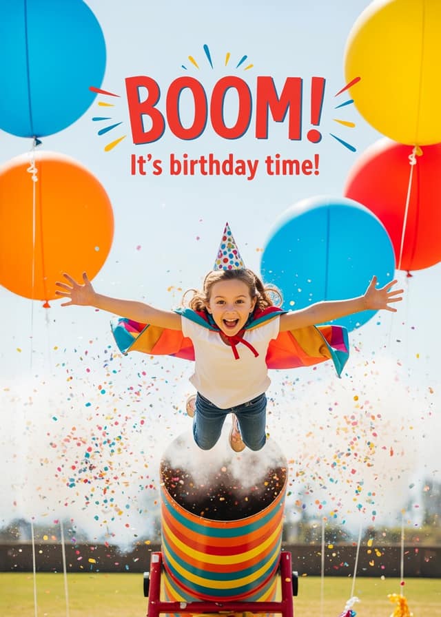 Confetti Cannon Birthday Blast