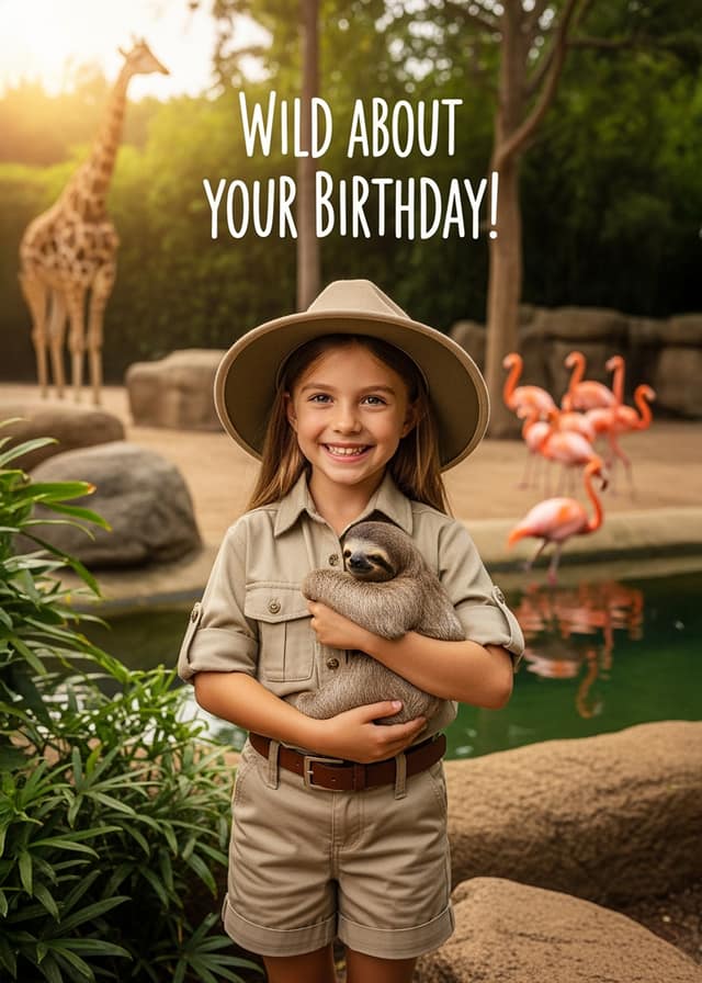 Wild Birthday Zoo Keeper