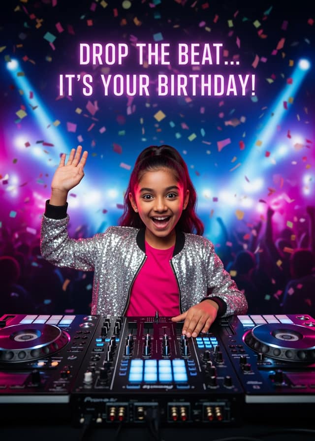 Birthday DJ Booth Bash