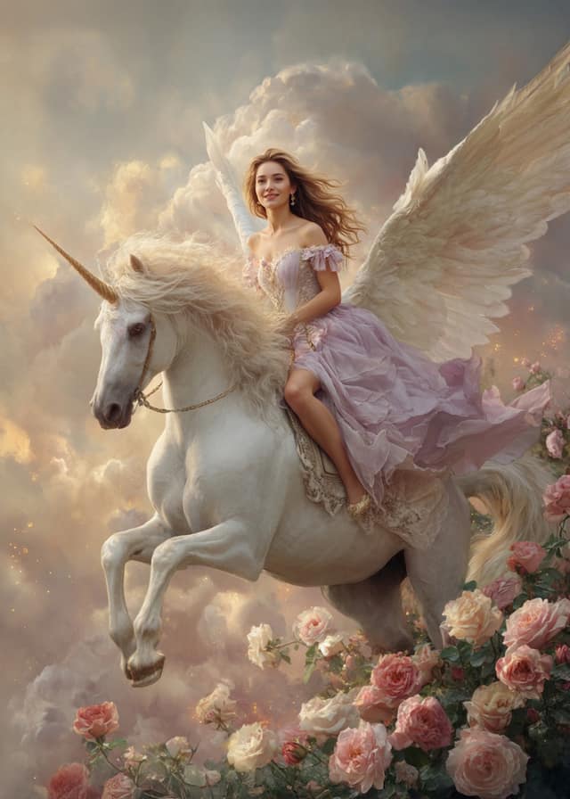 Celestial Unicorn Rider