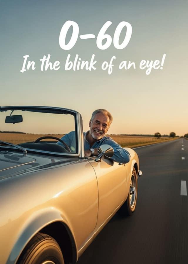 Zero To Sixty Birthday Ride