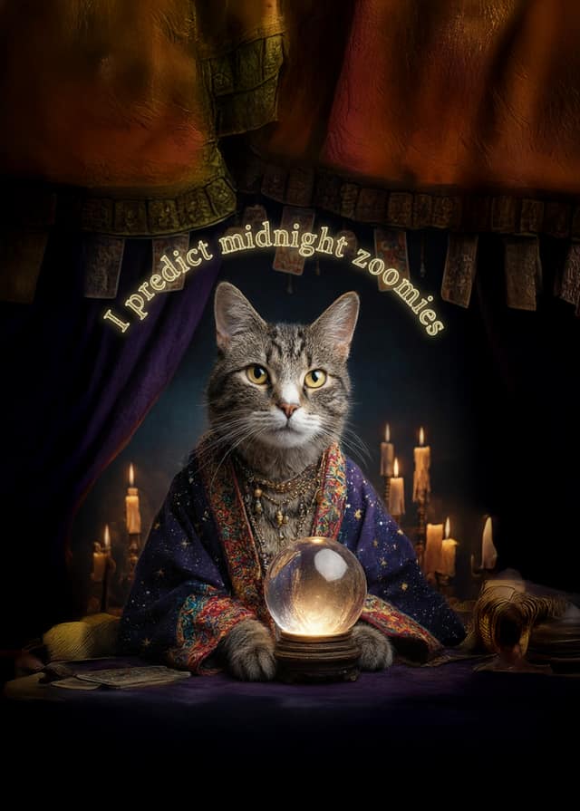 Midnight Zoomies Fortune Teller