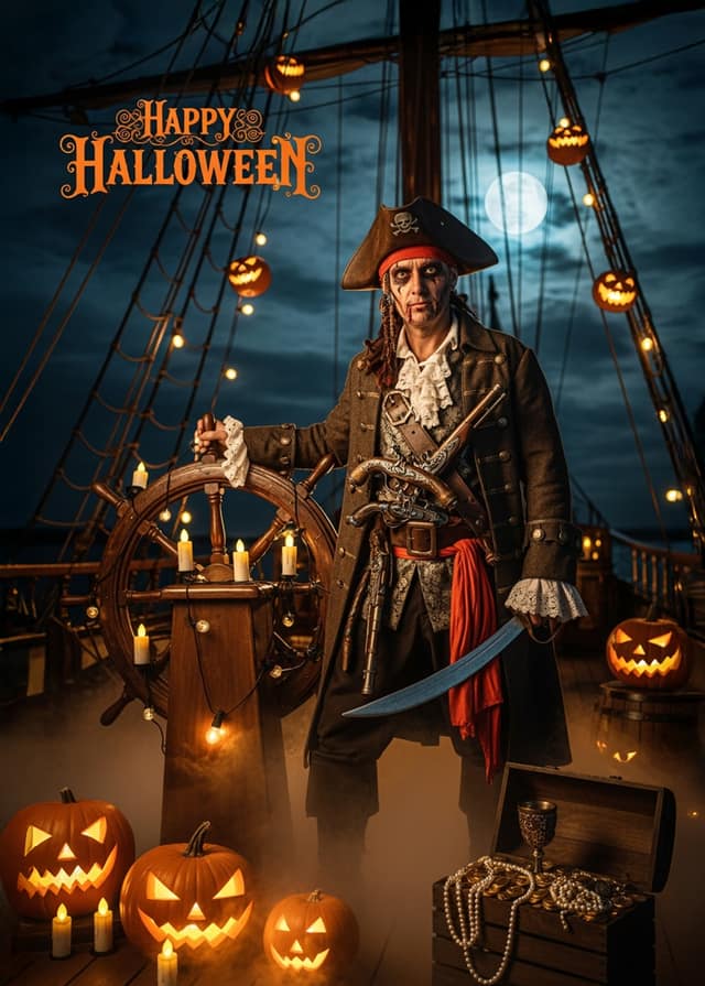 Halloween Pirate Captain