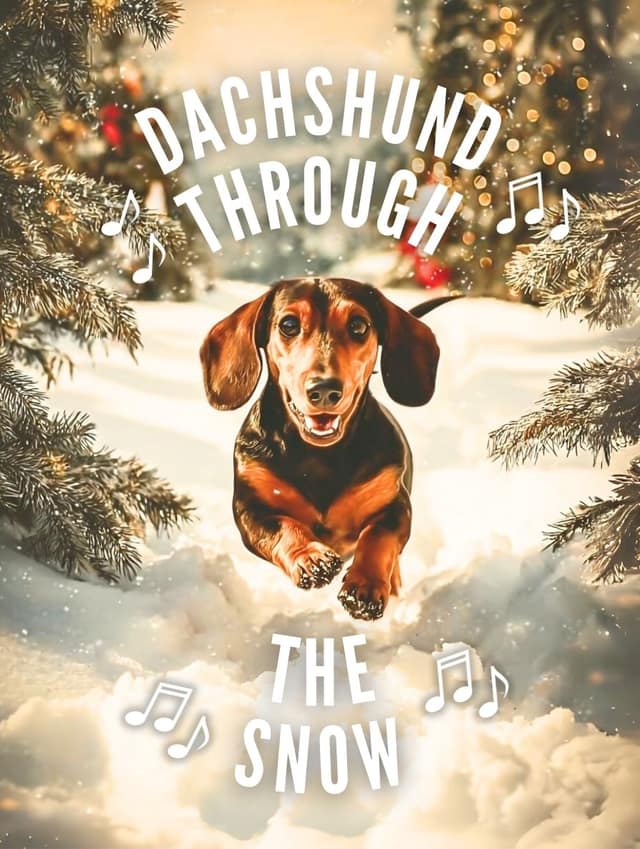 Dachshund Through The Snow