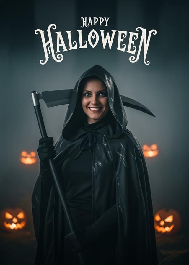 Happy Halloween Grim Reaper