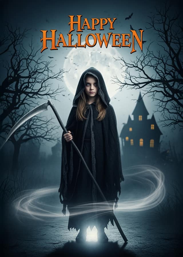 Halloween Reaper Face Swap