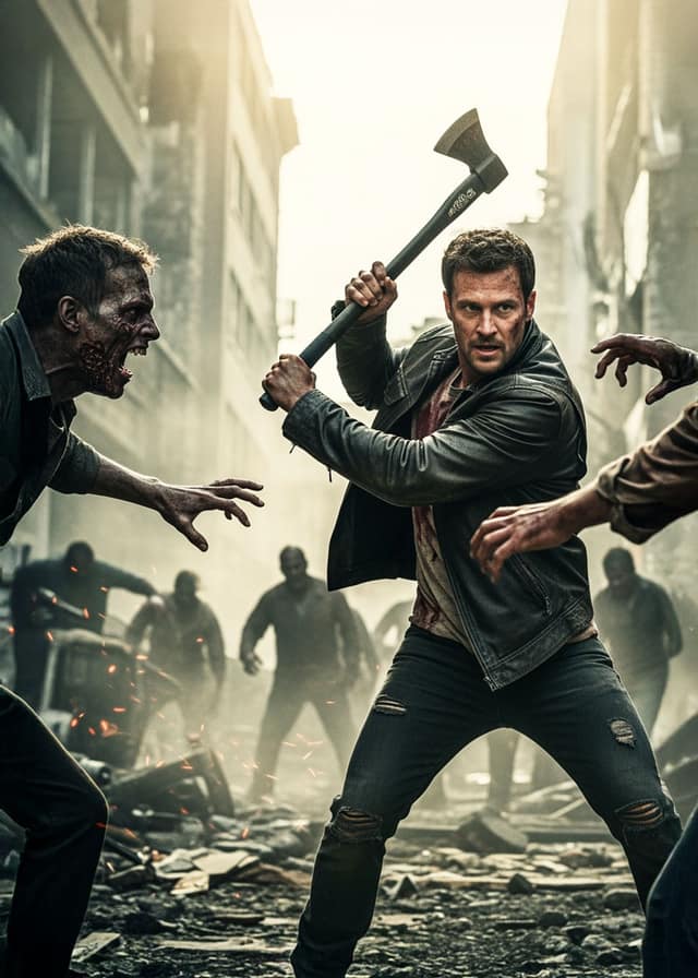 Axe-Wielding Zombie Survivor