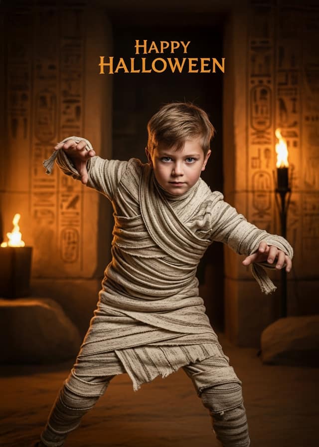 Halloween Mummy Face Swap