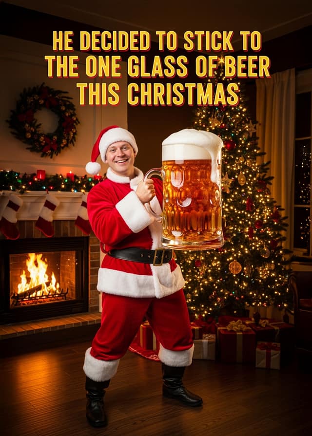Giant Beer Santa Swap