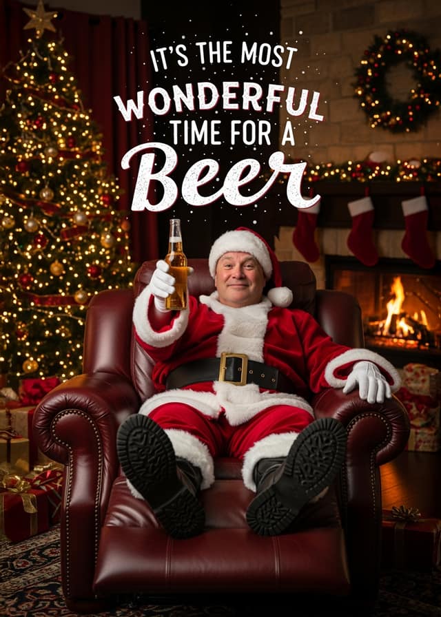 Santa Beer Break