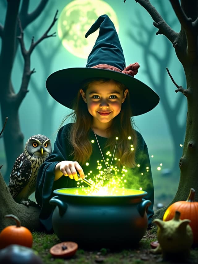 Witches Brew Halloween Card
