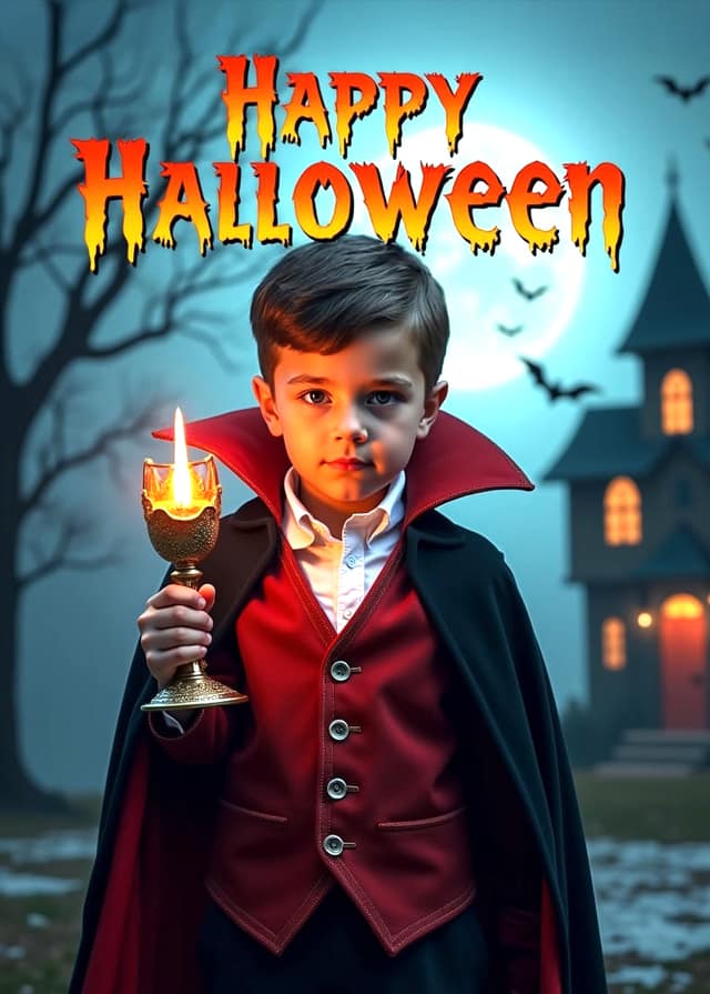 Happy Halloween Little Vampire