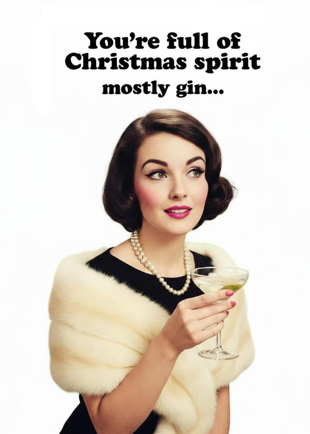 Mostly Gin Christmas Glamour