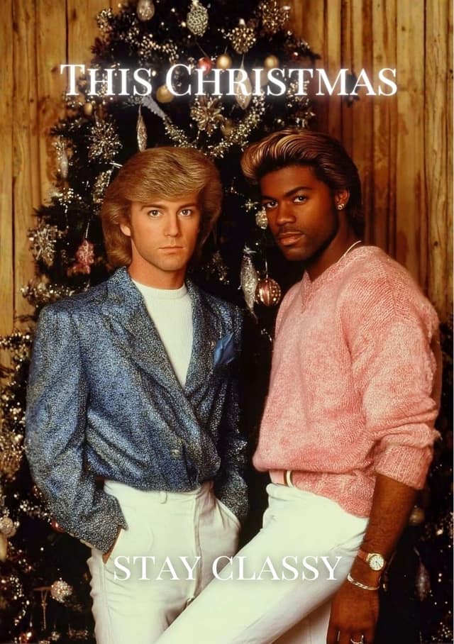 Retro Christmas Pop Duo