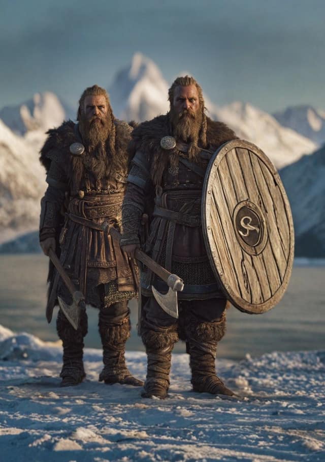 Icy Viking Warrior Face Swap