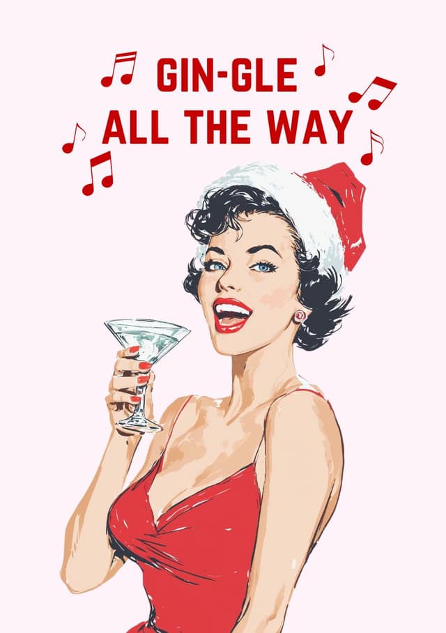 Gin-Gle All The Way Pinup