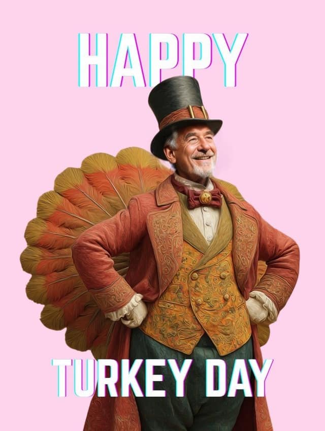 Dapper Turkey Day Face Swap